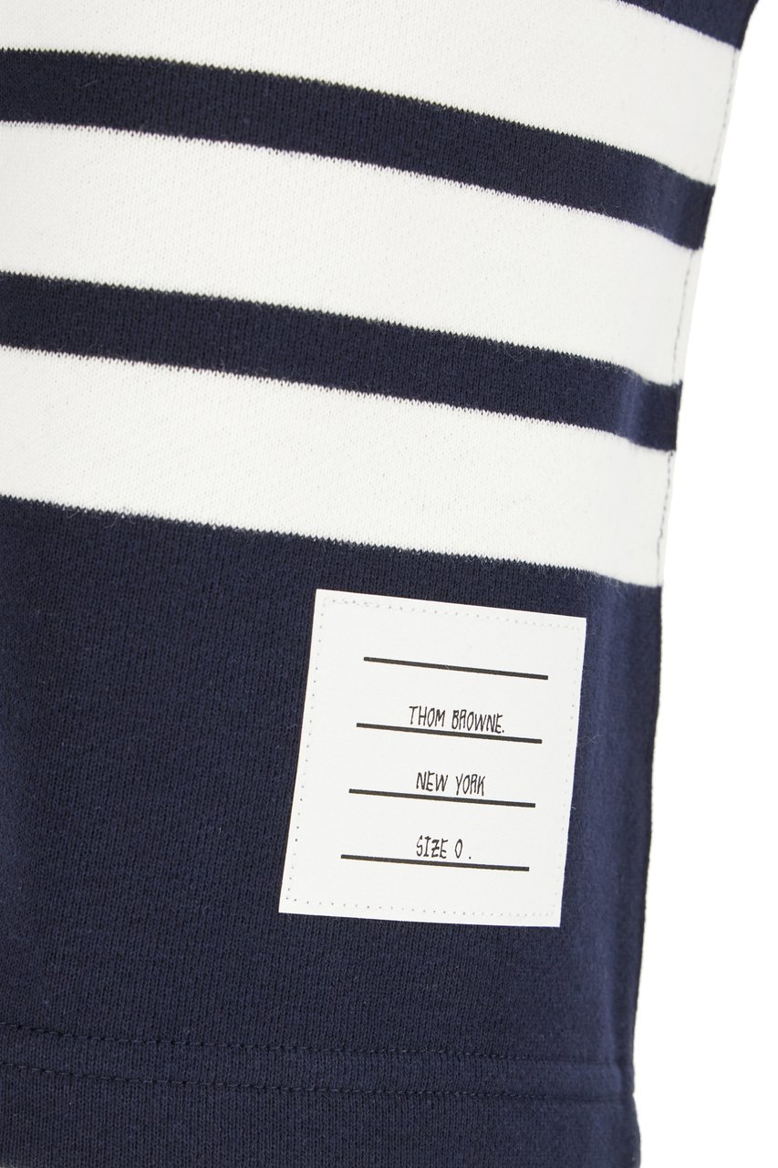 Thom Browne Thom Browne Navy blue cotton bermuda shorts Blauw