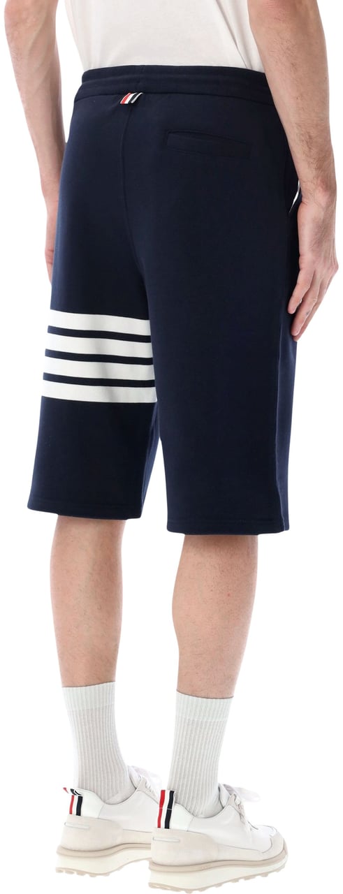 Thom Browne Classic Sweat Shorts In Classic Loopback Blu Navy