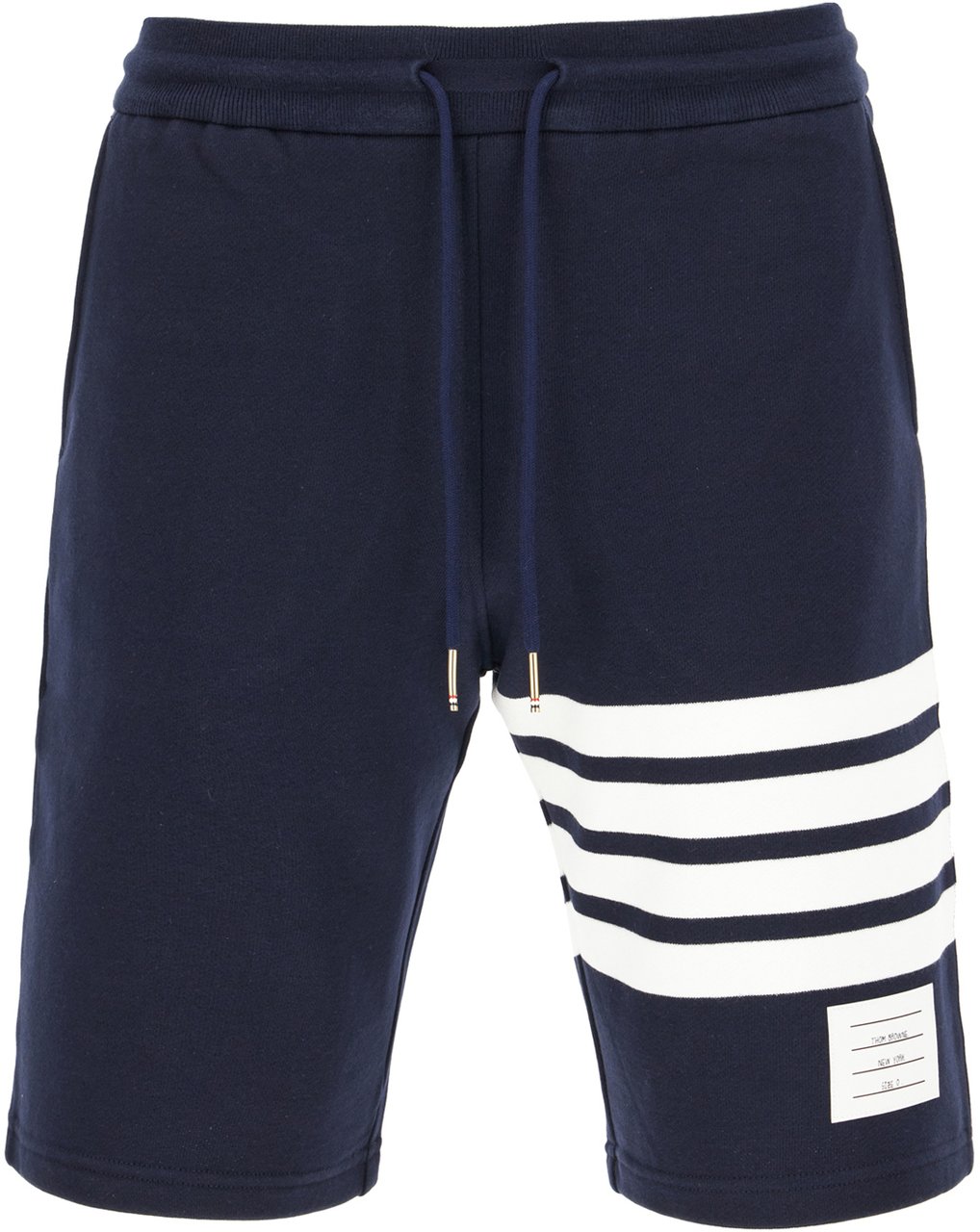 Thom Browne Thom Browne Navy blue cotton bermuda shorts Blauw