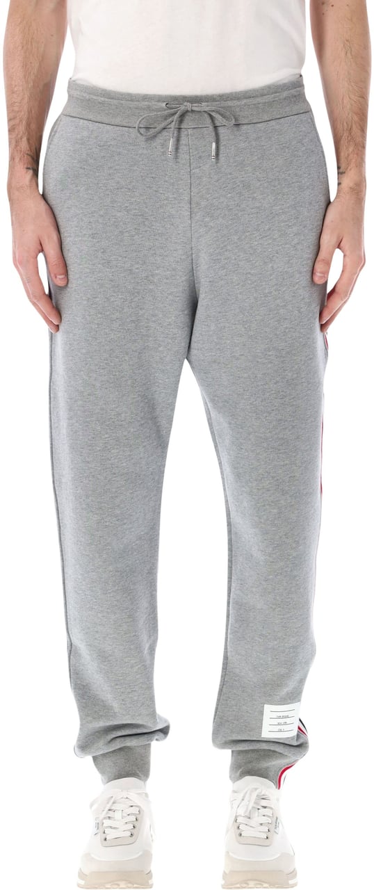 Thom Browne Thom Browne grosgrain-trimmed sweatpants Grijs