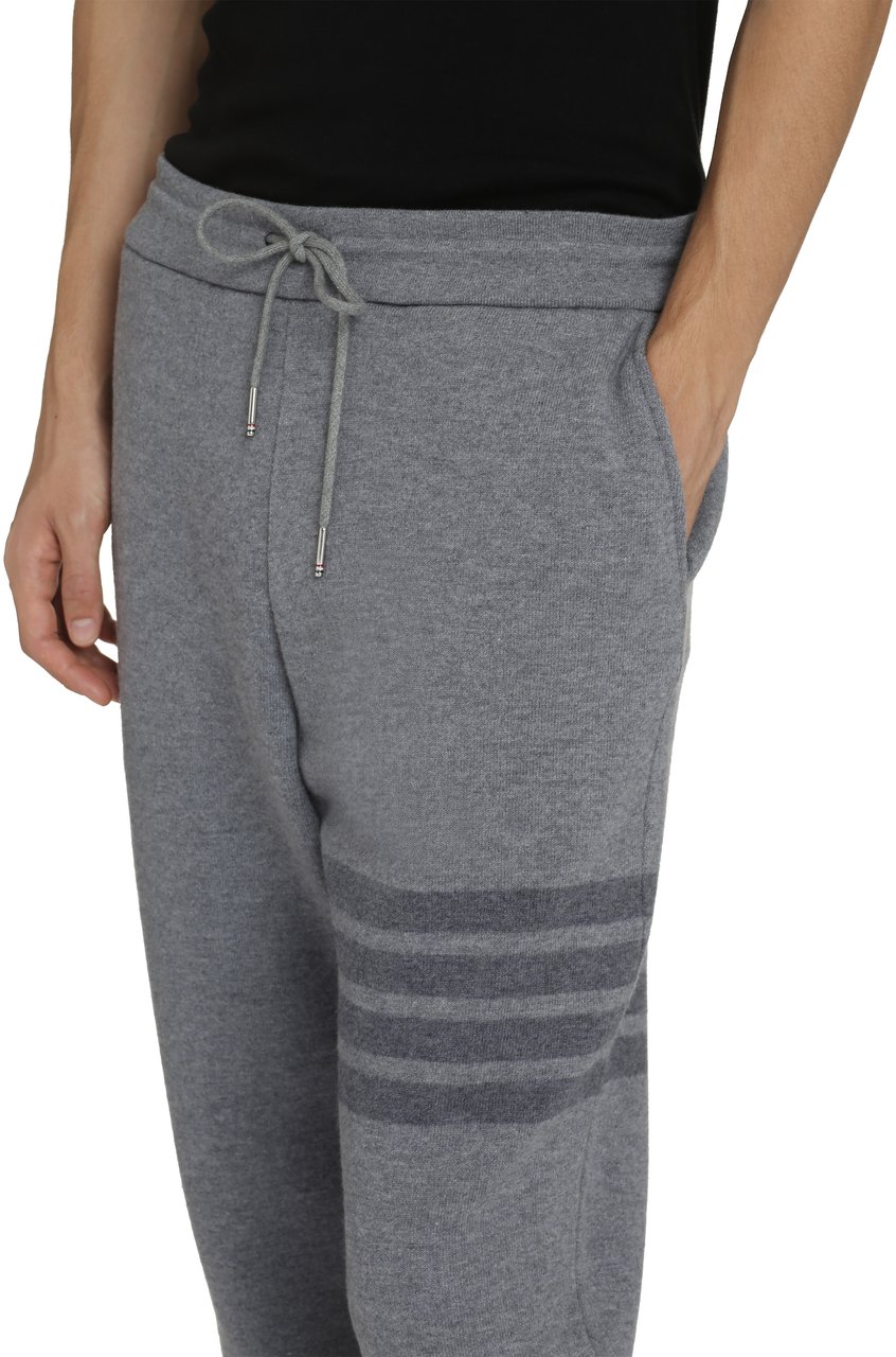Thom Browne Virgin wool track pants Grijs