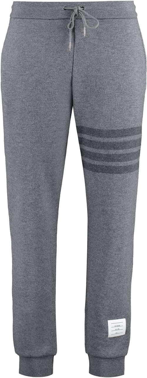 Thom Browne Virgin wool track pants Grijs