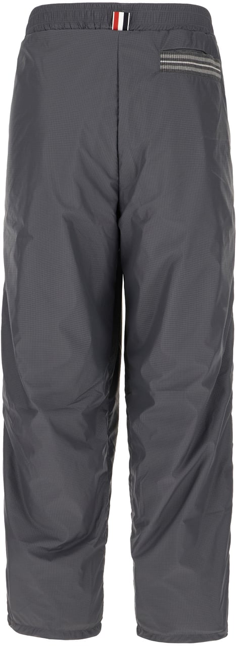Thom Browne Thom Browne Dark grey nylon pants Grijs