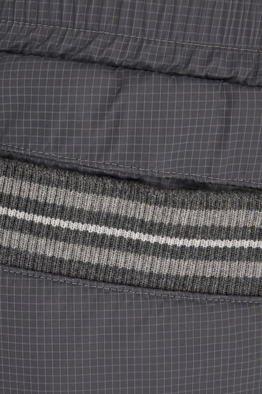 Thom Browne Thom Browne Dark grey nylon pants Grijs