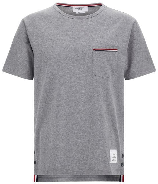 Thom Browne Thom Browne SS POCKET TEE IN MEDIUM WEIGHT JERSEY COTTON Divers