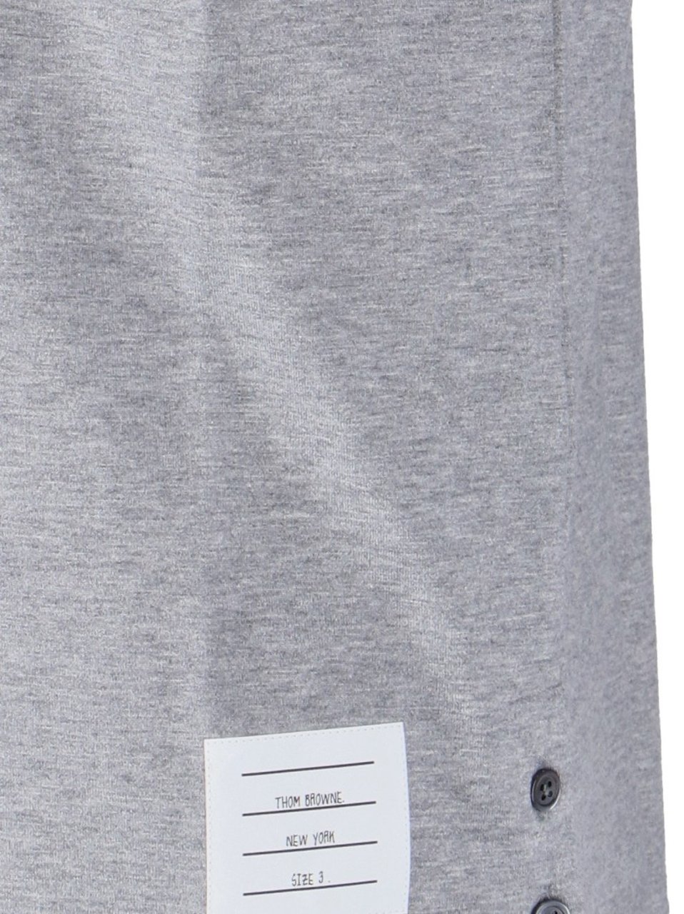 Thom Browne Tricolor Detail T-Shirt – Grey Grijs