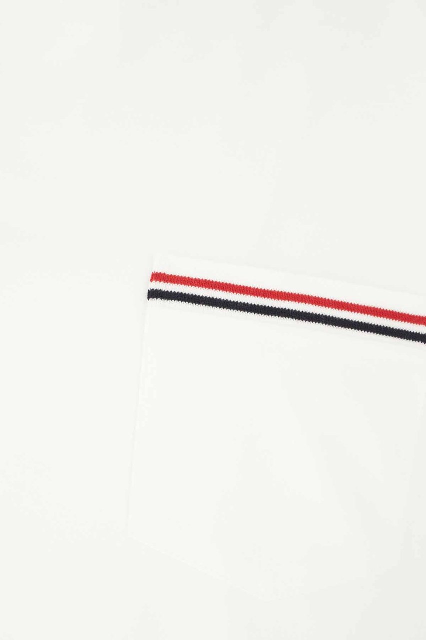 Thom Browne Thom Browne White cotton t-shirt Wit