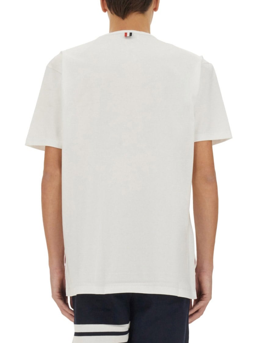 Thom Browne Pocket T-Shirt – White Wit