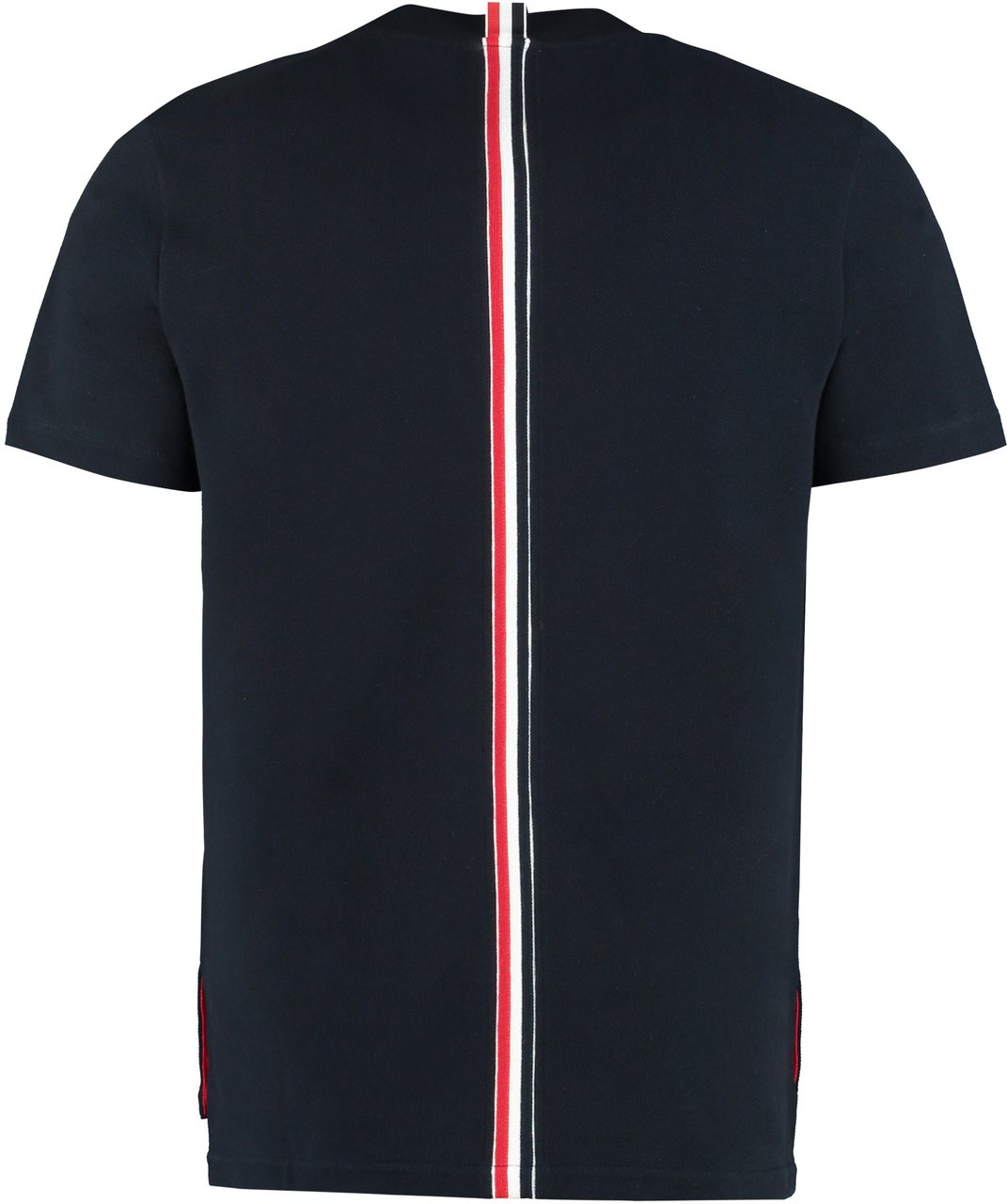 Thom Browne Piqué cotton t-shirt Navy