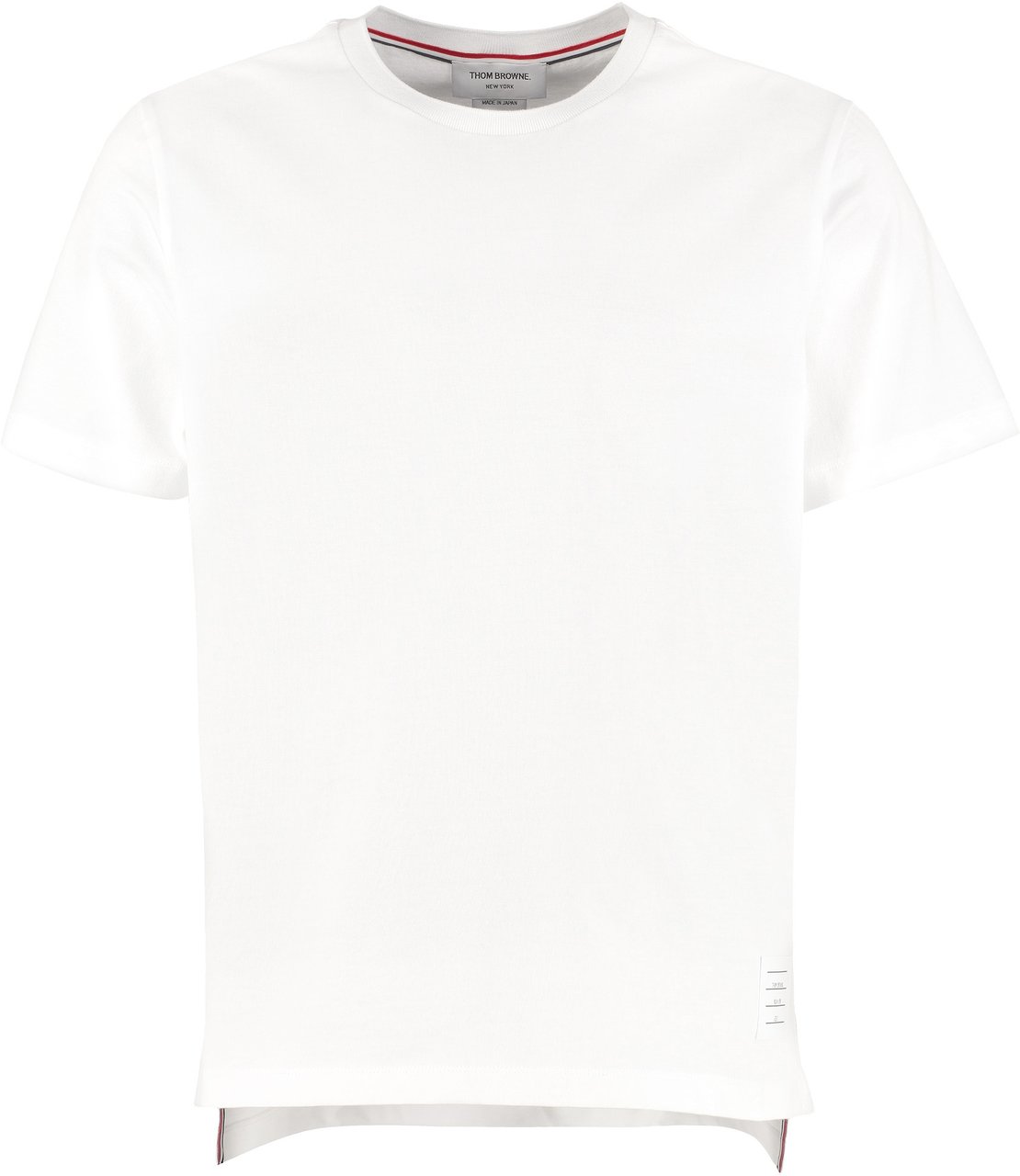 Thom Browne Crew-neck cotton T-shirt Wit