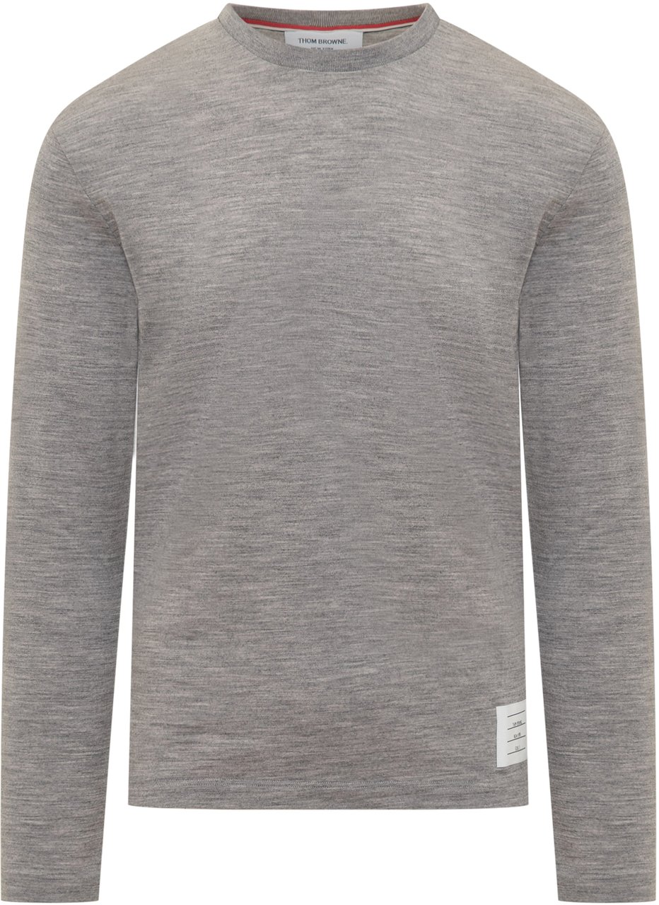 Thom Browne Maglia Girocollo Grijs