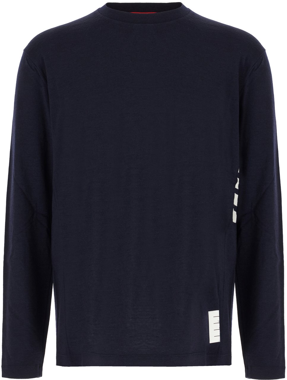 Thom Browne Thom Browne Navy blue stretch wool sweater Blauw