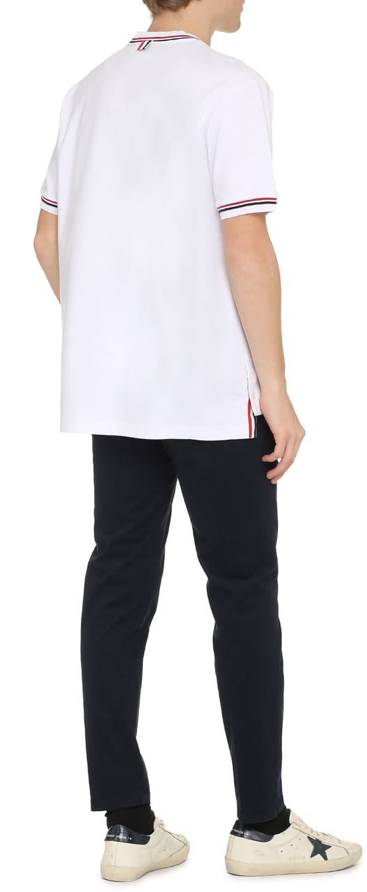 Thom Browne Cotton crew-neck T-shirt Wit