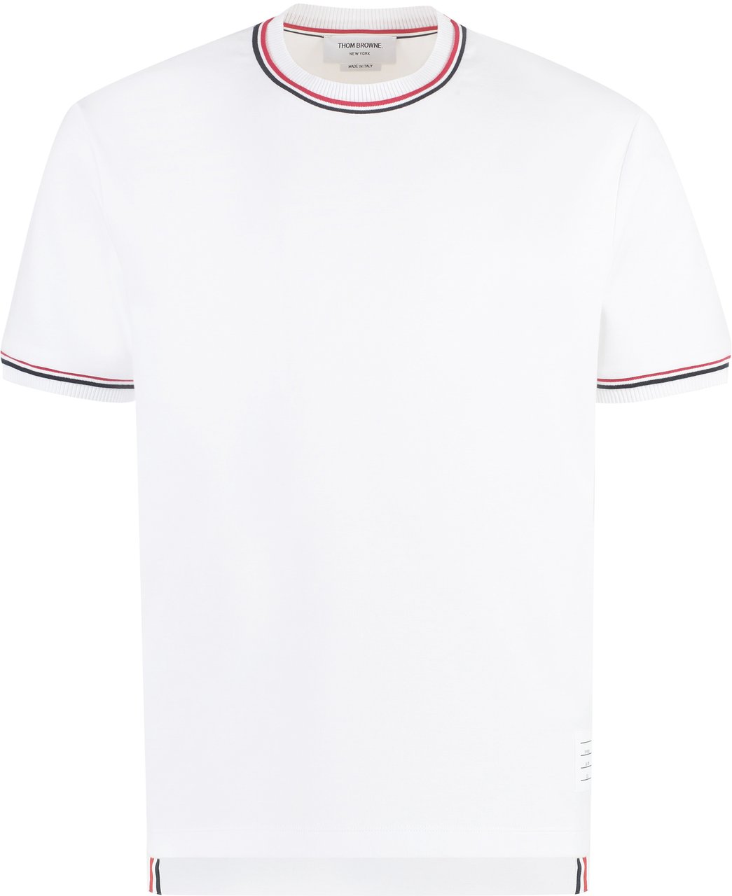 Thom Browne Cotton crew-neck T-shirt Wit