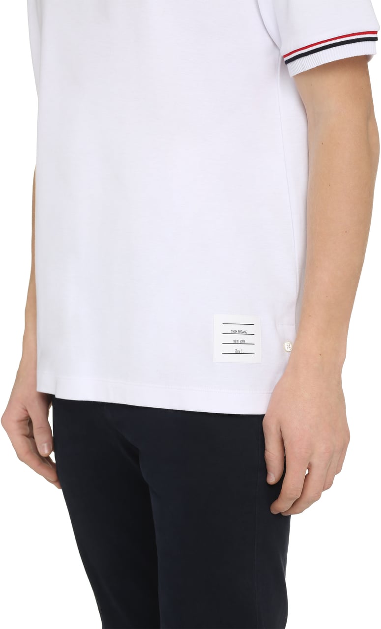 Thom Browne Cotton crew-neck T-shirt Wit