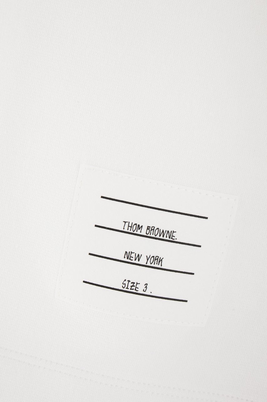 Thom Browne Thom Browne White cotton t-shirt Wit