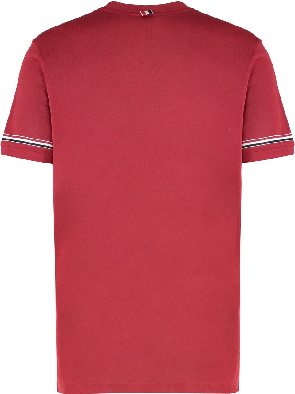 Thom Browne Crew neck t-shirt in cotton Rood