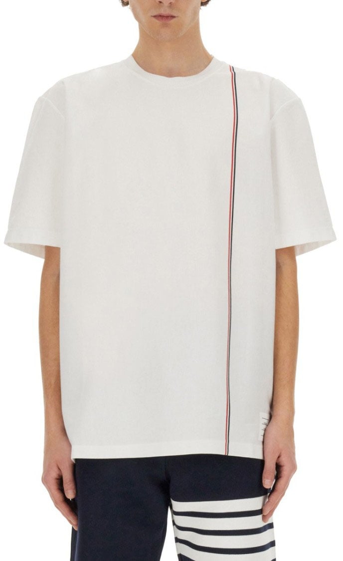 Thom Browne Jersey T-Shirt Wit