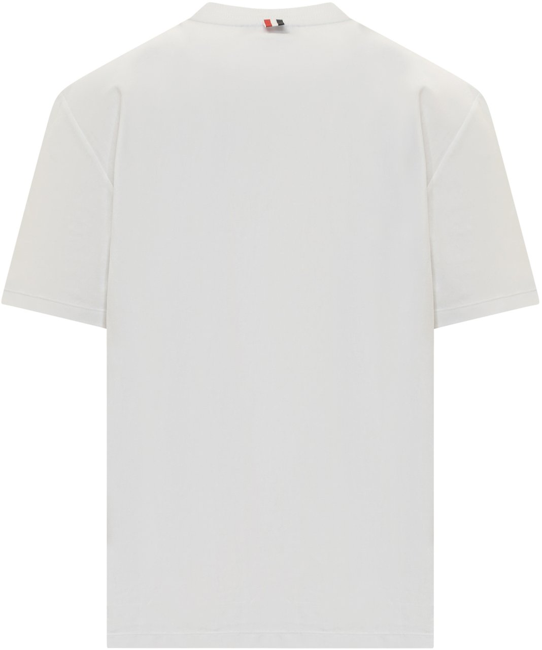 Thom Browne T-Shirt RWB Ribbed Wit