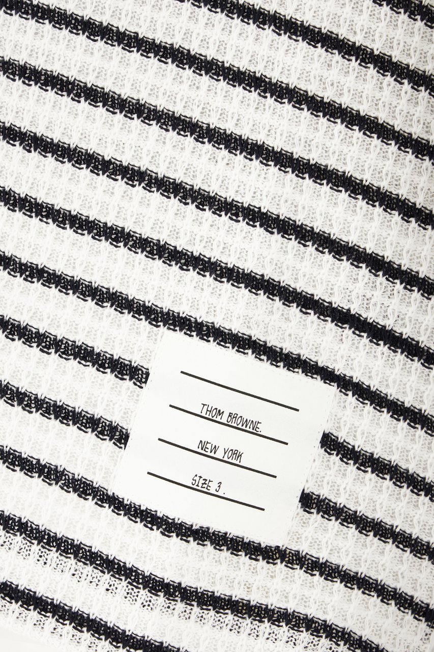 Thom Browne Thom Browne Embroidered cotton t-shirt Divers