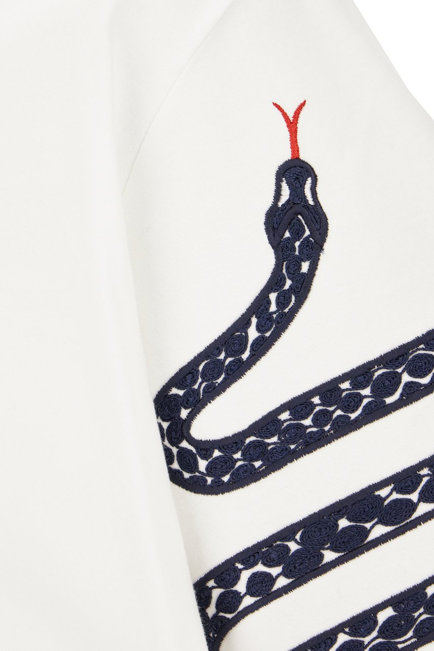 Thom Browne Thom Browne White cotton t-shirt Wit