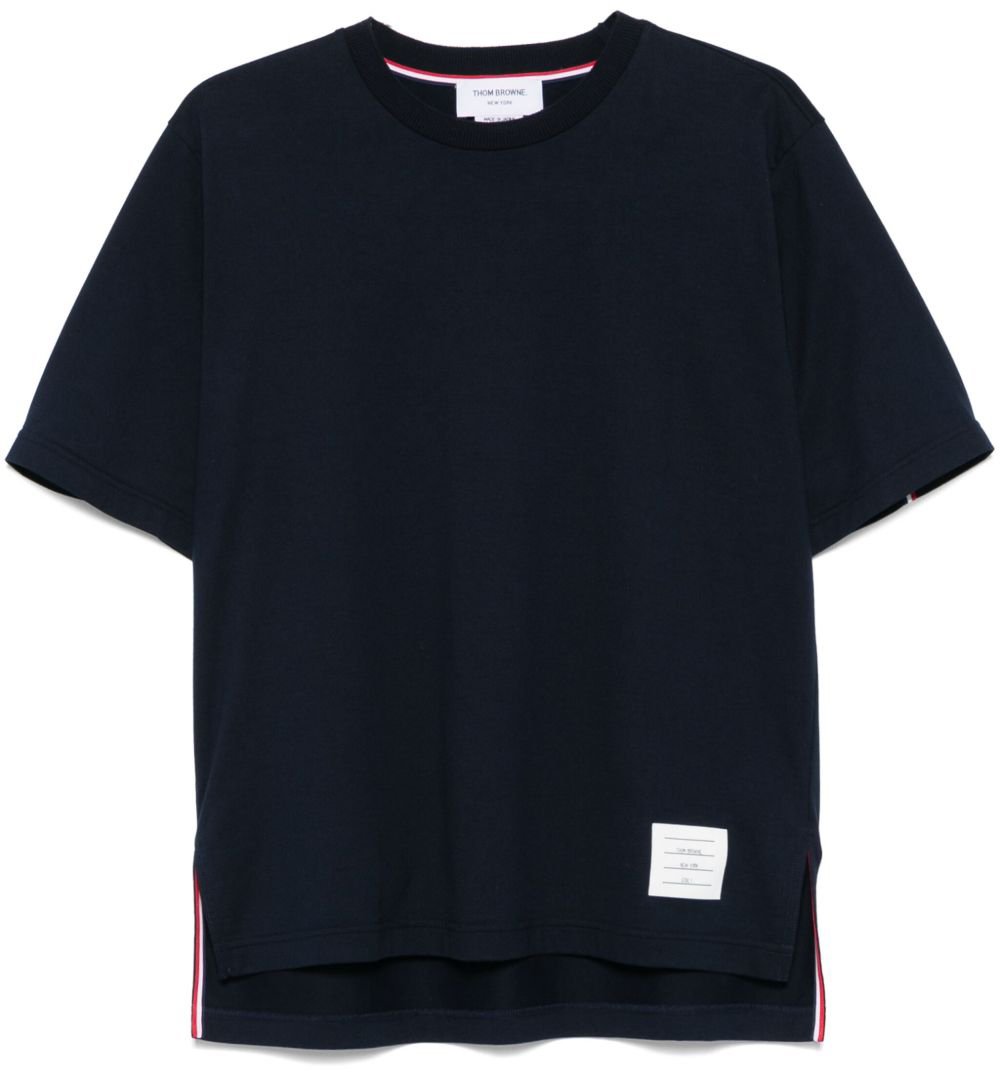 Thom Browne T-Shirts And Polos Blue Blauw