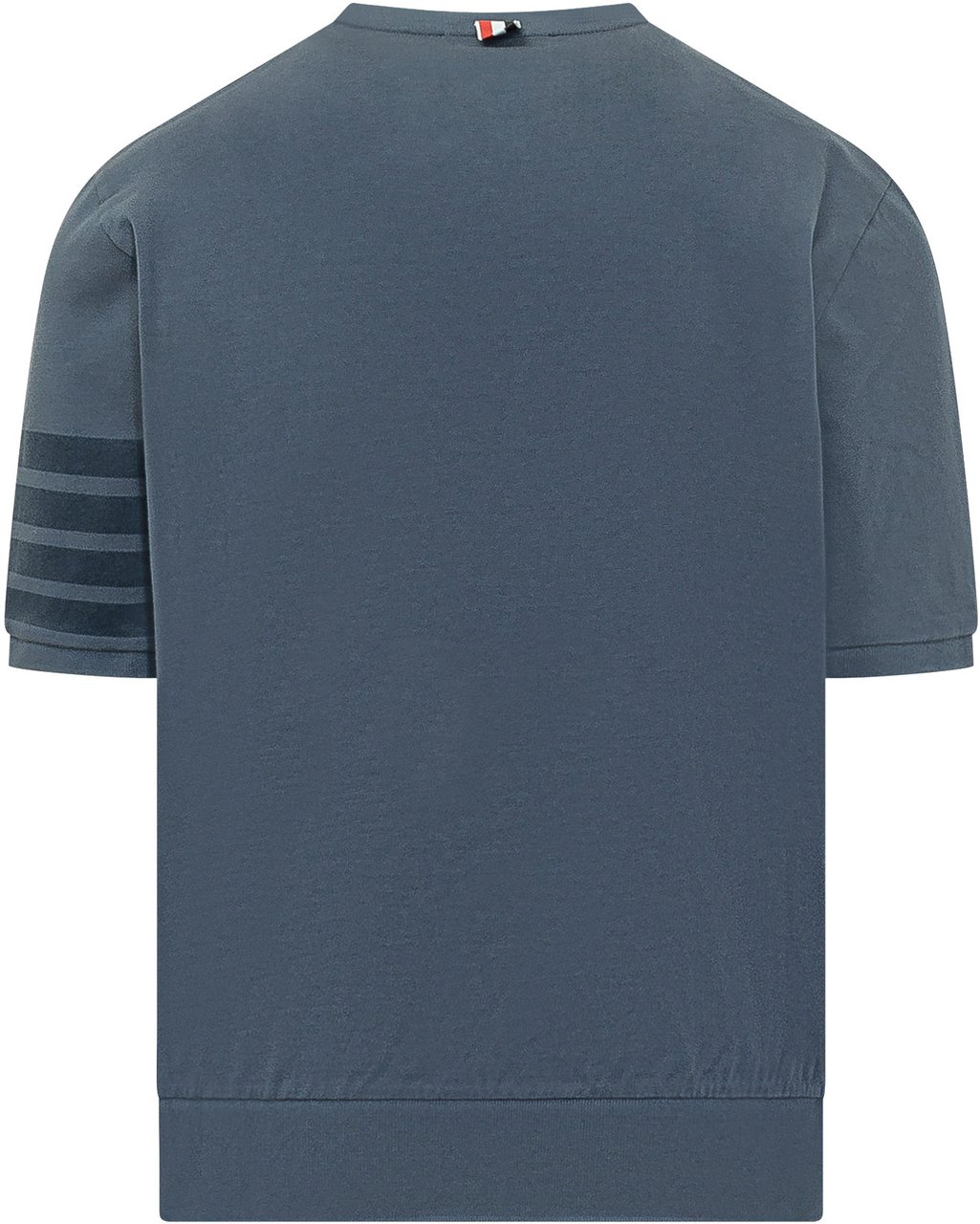 Thom Browne T-Shirt Garment Dyed Manica Corta Navy