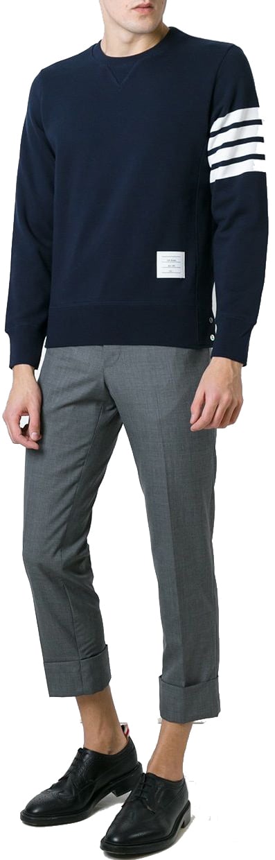 Thom Browne Sweaters Blue Blauw