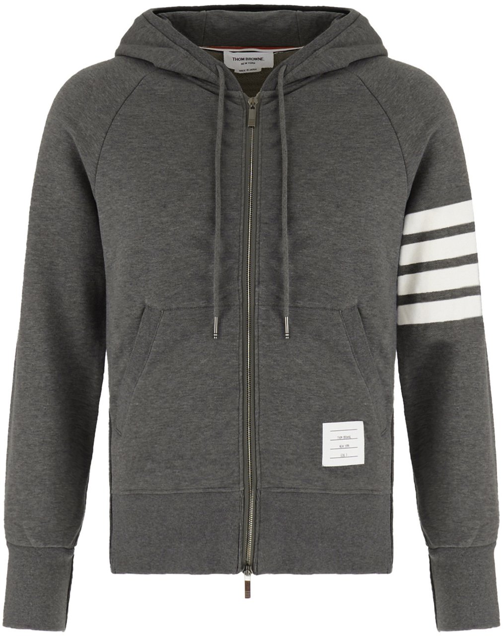 Thom Browne Thom Browne Dark grey cotton sweatshirt Grijs