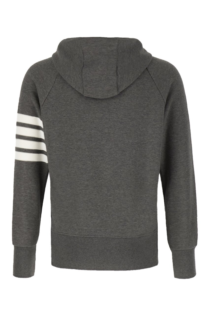 Thom Browne Thom Browne Dark grey cotton sweatshirt Grijs