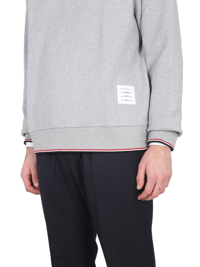 Thom Browne Herringbone Jersey Wit