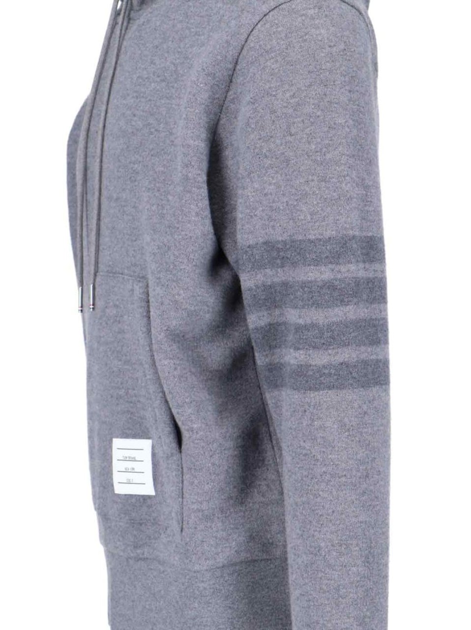 Thom Browne "Cappuccio" Hoodie – Grey Grijs