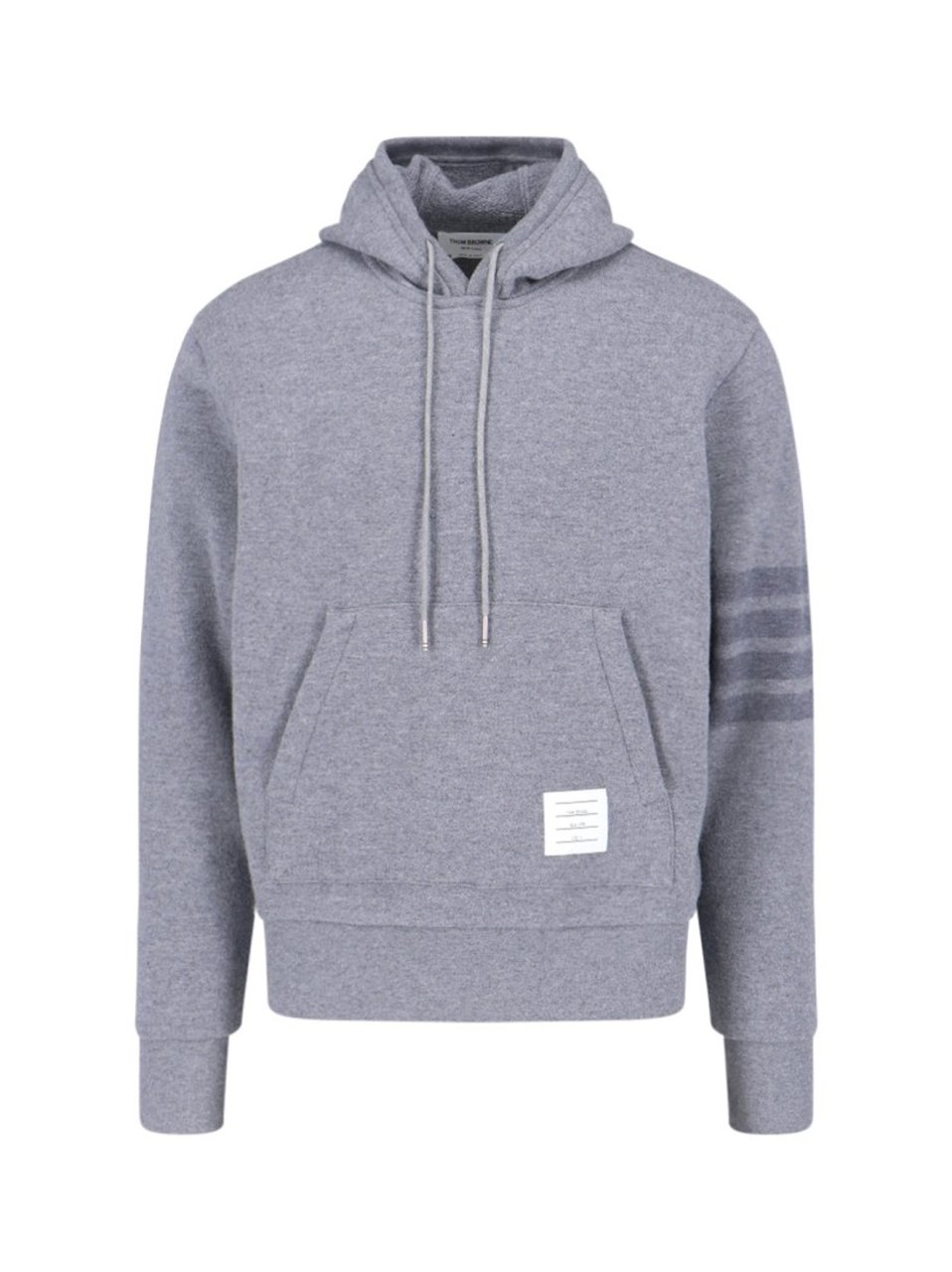 Thom Browne "Cappuccio" Hoodie – Grey Grijs