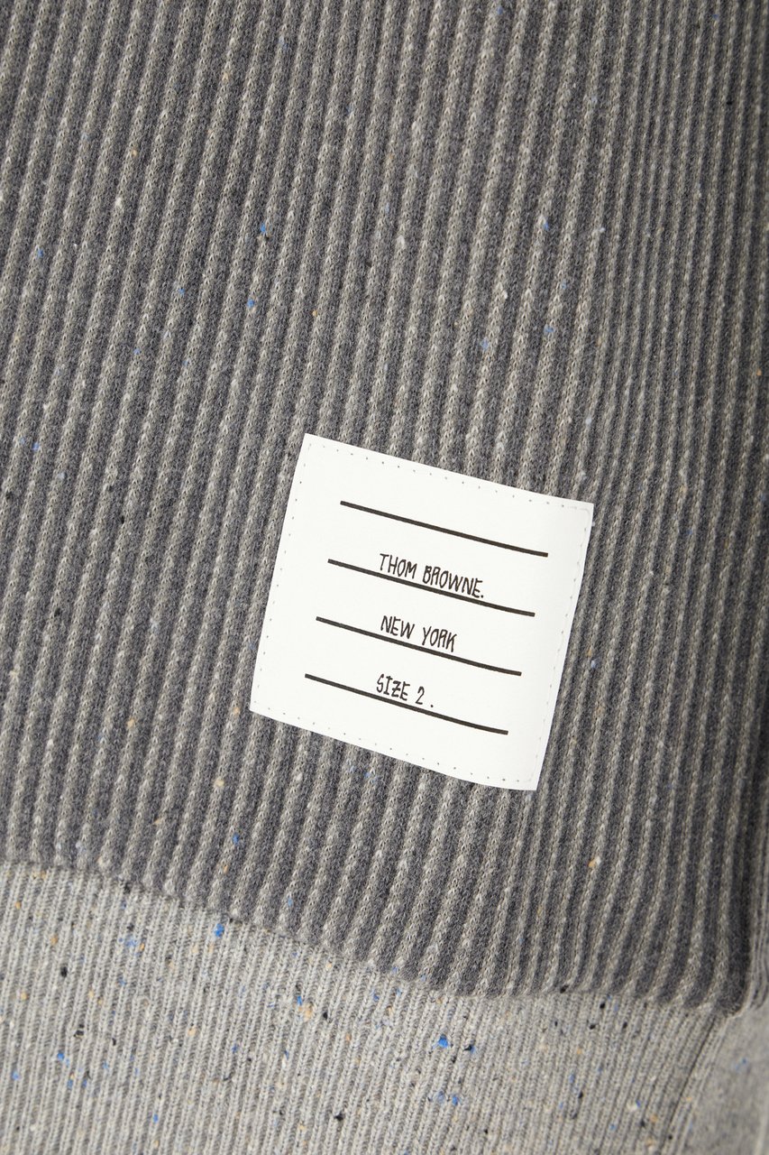 Thom Browne Thom Browne Grey cotton blend sweatshirt Grijs
