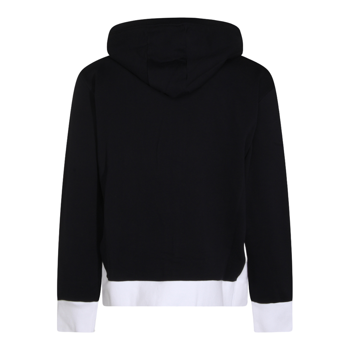 Thom Browne Black Zip-Up Hoodie with Contrast Detailing Zwart