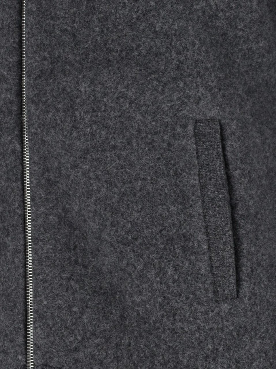 Thom Browne Wool Zip Jacket – Grey Grijs