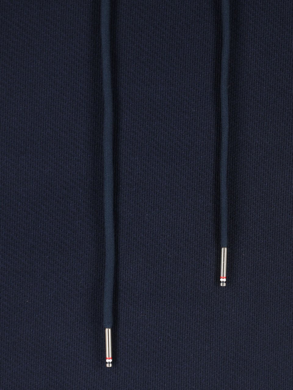 Thom Browne Navy RWB Striped Hoodie Blauw