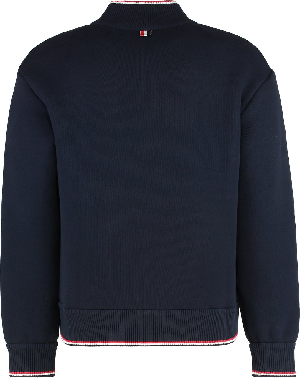 Thom Browne Sweatshirt in cotton with zip Navy