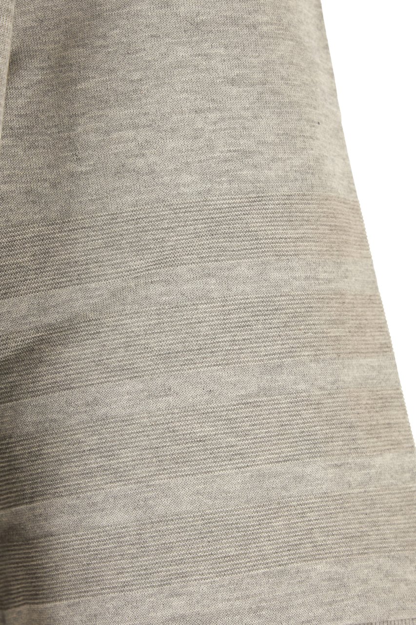 Thom Browne Melange grey cotton t-shirt Grijs