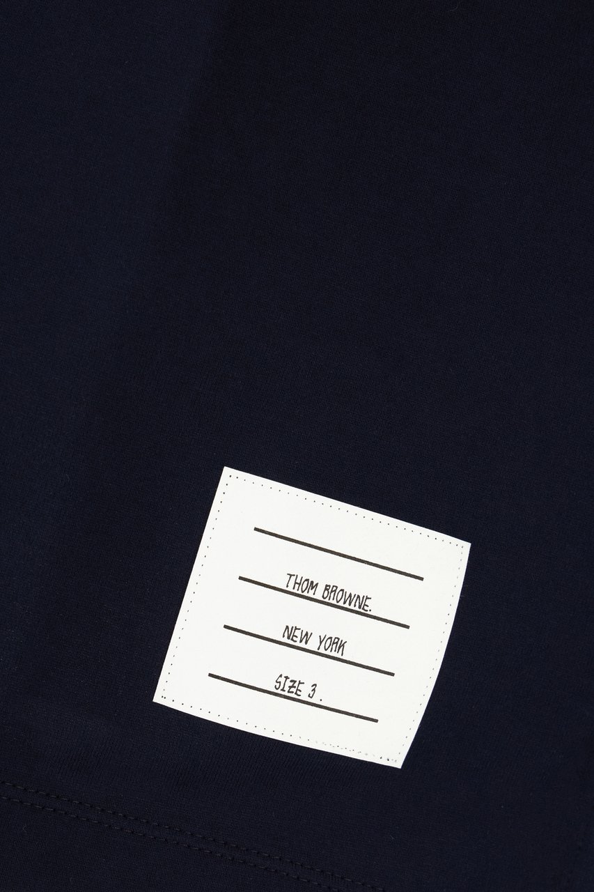 Thom Browne Blu cotton t-shirt Blauw