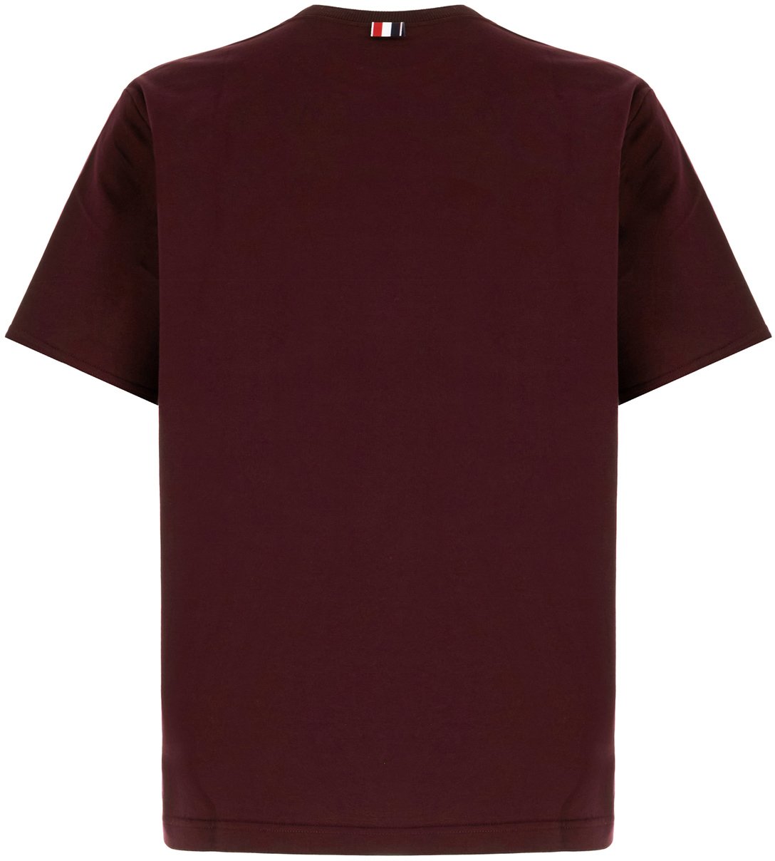 Thom Browne Burgundy cotton t-shirt Rood
