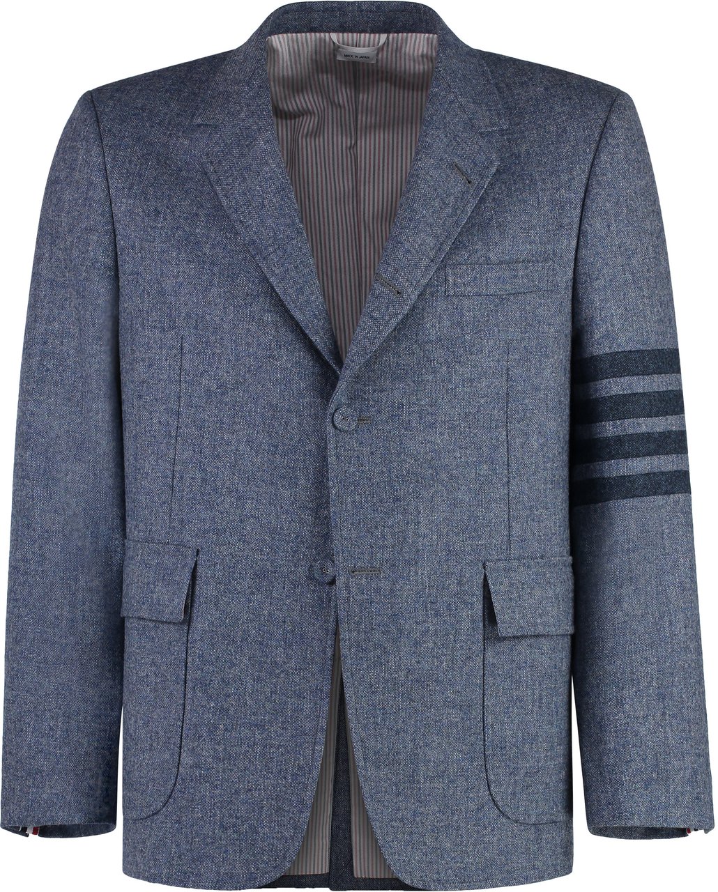 Thom Browne Wool single-breasted blazer Blauw