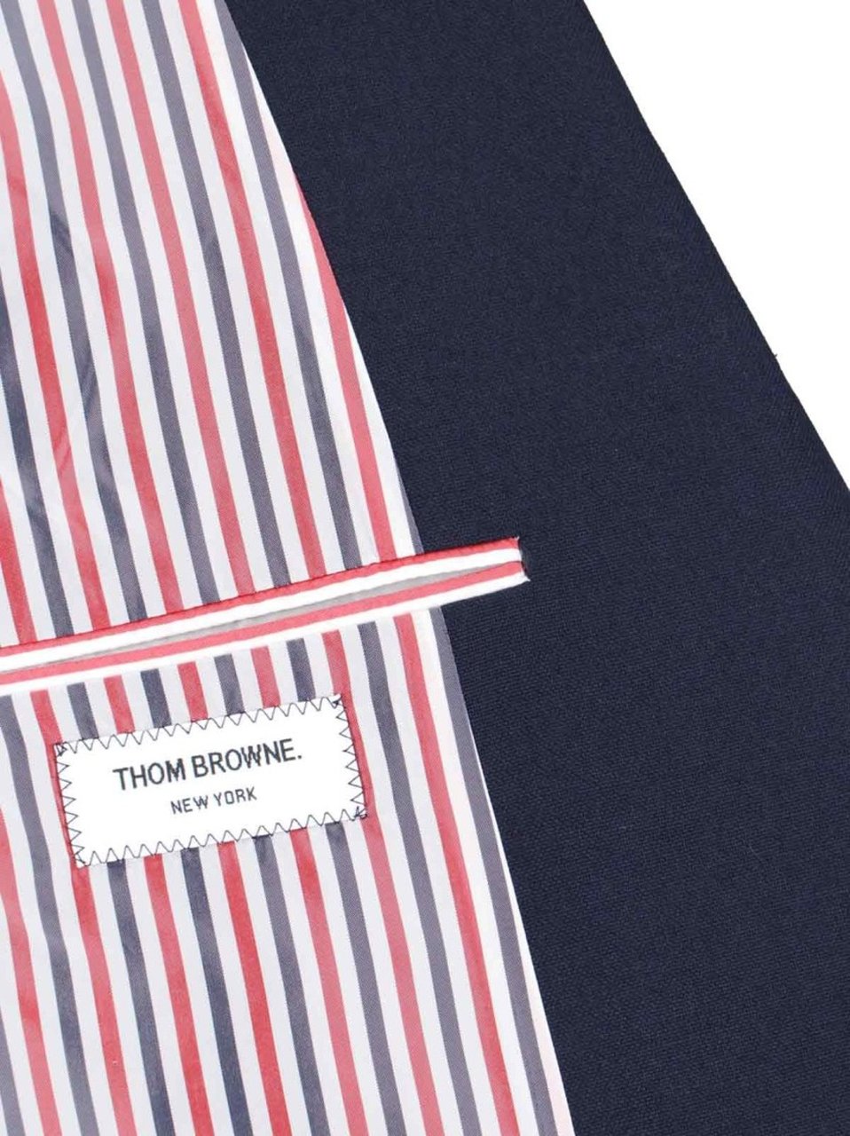 Thom Browne Blue Virgin Single-Breasted Blazer – Blue Blauw