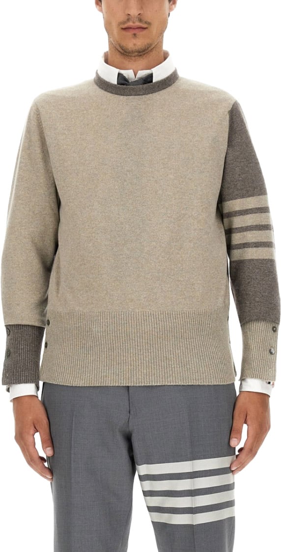 Thom Browne 4Bar Shirt Neutraal
