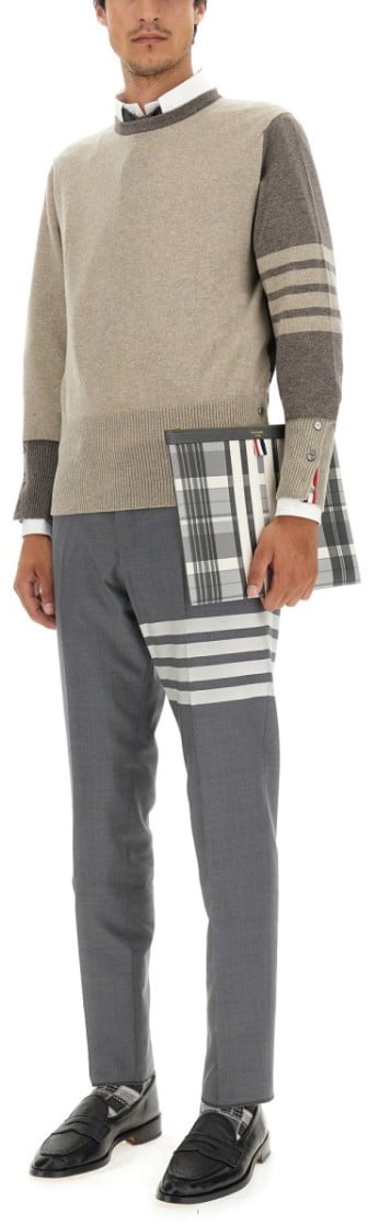 Thom Browne 4Bar Shirt Neutraal