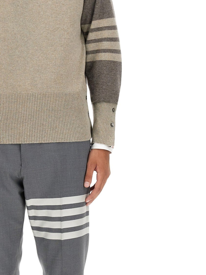 Thom Browne 4Bar Shirt Neutraal