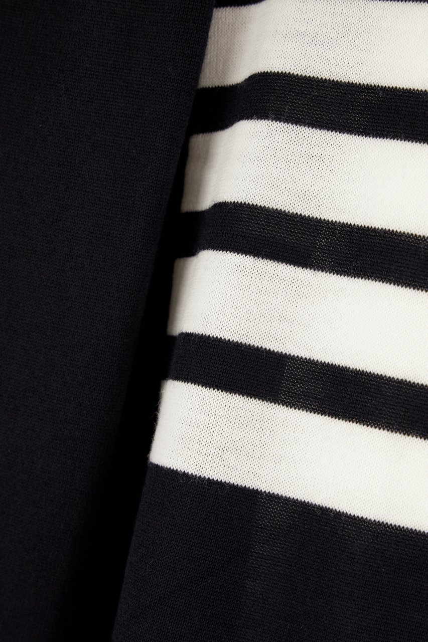 Thom Browne Thom Browne Midnight blue wool sweater Blauw