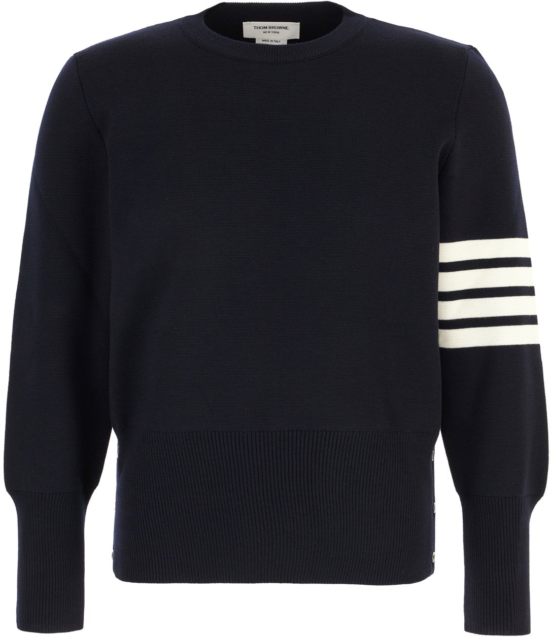 Thom Browne Thom Browne Navy blue wool sweater Blauw