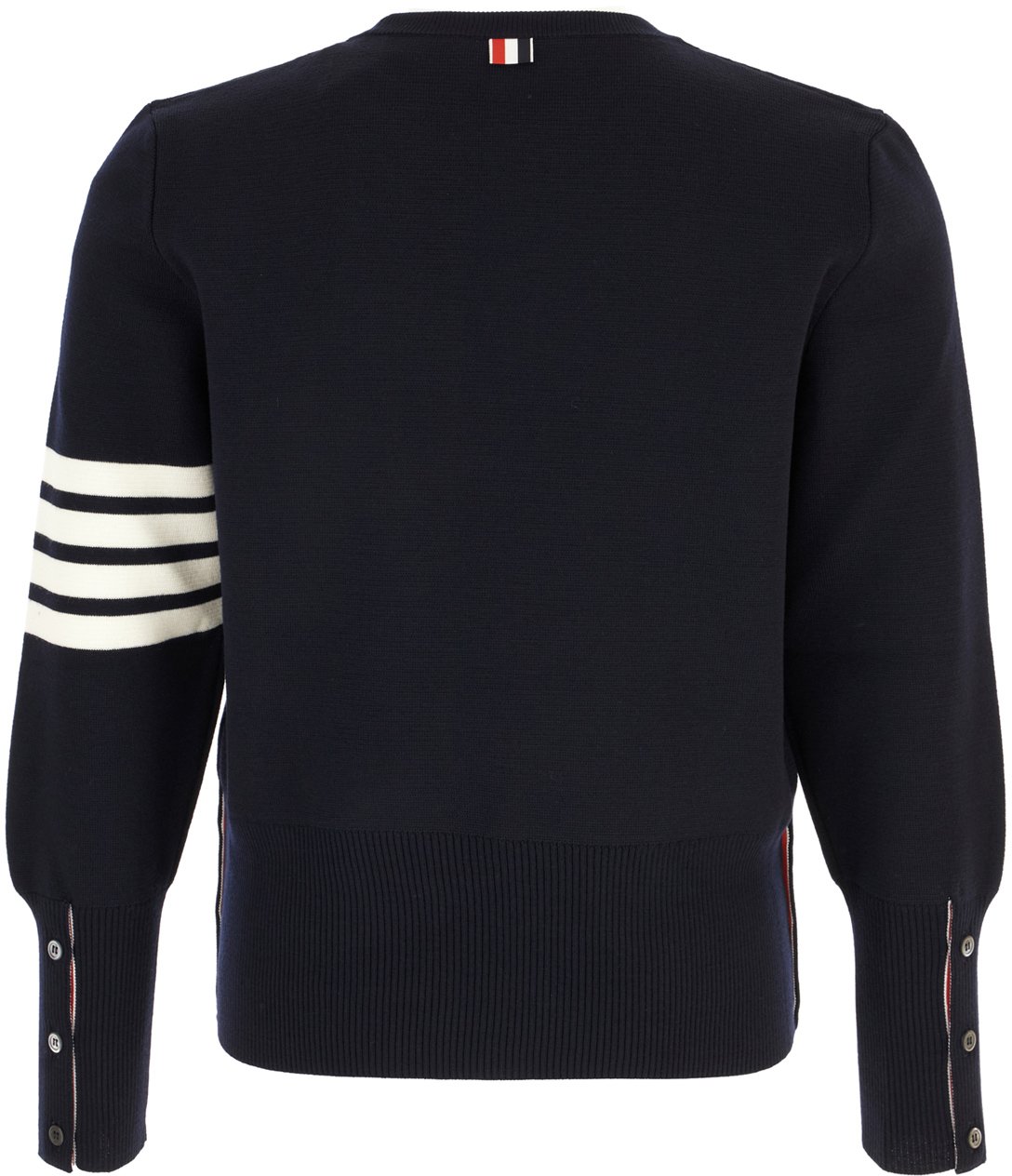 Thom Browne Thom Browne Navy blue wool sweater Blauw