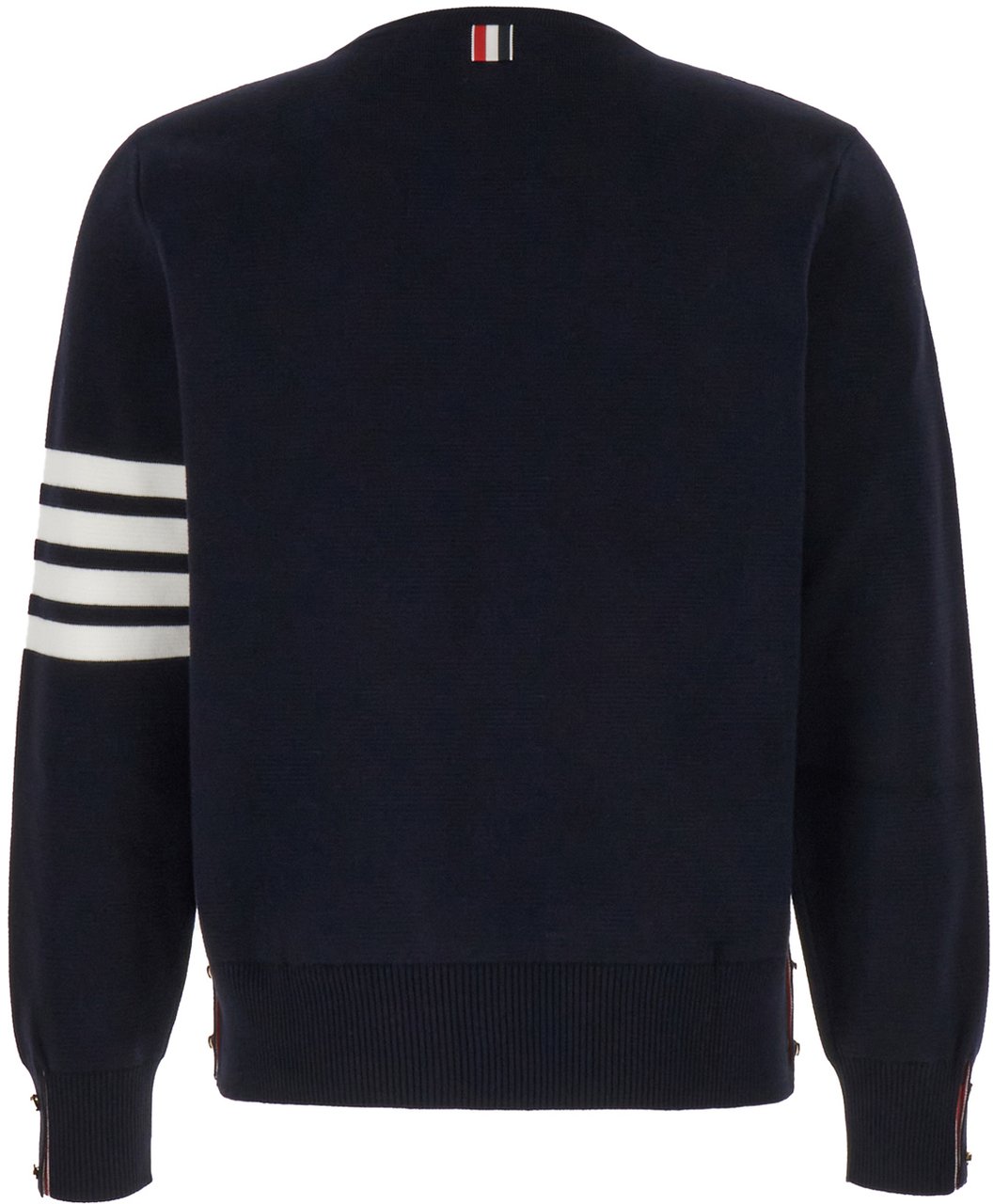 Thom Browne Thom Browne Navy blue cotton sweater Blauw